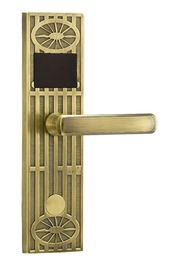 Sistema da fechadura da porta do hotel do ouro usando o cartão 125KHz ou 13.56MHz de Rfid