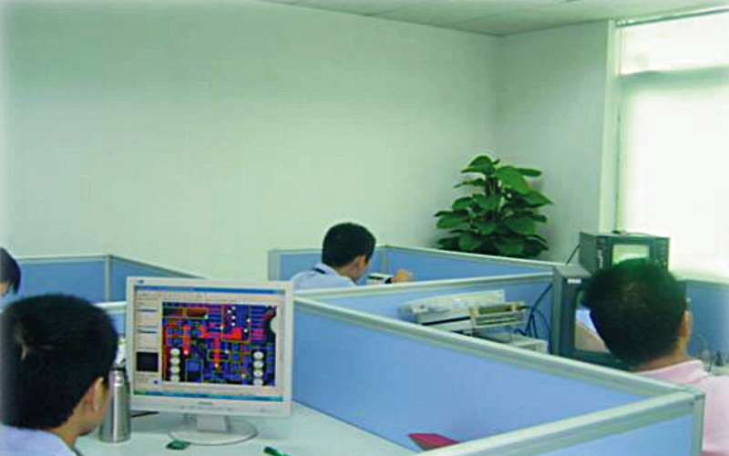 Shen Zhen Junson Security Technology Co. Ltd linha de produção da fábrica