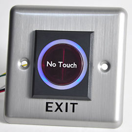Liberação infravermelha da porta do sensor nenhum botão da saída do toque com indicação conduzida