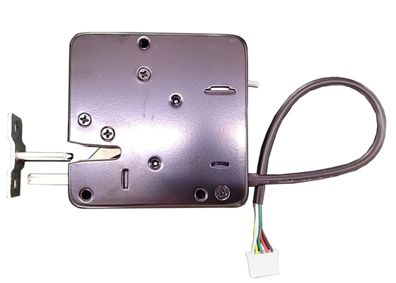 Os solenoides datilografam o fechamento elétrico do armário com o sensor duplo do feedback