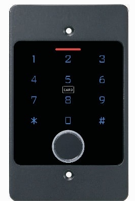 Controle de Acesso por Impressão Digital Embutido à Prova D'água de Metal