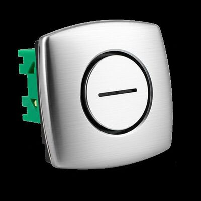 Saída de emergência botão de pressão com acabamento de areia 86 * 50mm cobre puro níquel revestimento porta libertação