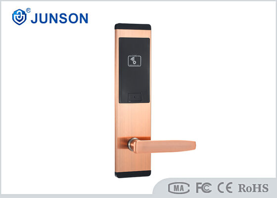 Fechaduras de Hotel RFID em Aço Inoxidável com Tempo de Inicialização de 1 Segundo e Capacidade para 200 Cartões de Hóspedes para Sistema de Entrada Sem Chave