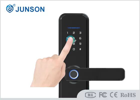 Fechadura de Porta Inteligente com Sensor de 500DPI, Acesso Múltiplo e Painel de Liga de Alumínio