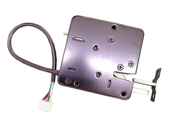 Os solenoides datilografam o fechamento elétrico do armário com o sensor duplo do feedback