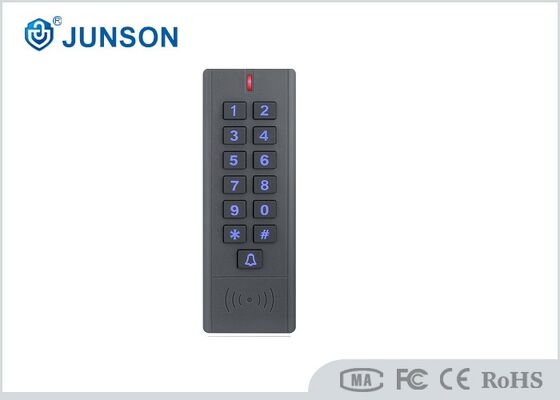 Leitor de controle de acesso RFID à prova d'água JS-K6909-S IP67 EM 125KHz Mifare 13,56MHz DC10-24V