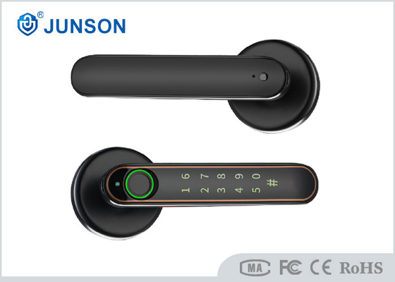 Fechadura da porta esperta eletrônica Keyless com chave mecânica do APP do teclado de Fingeprint