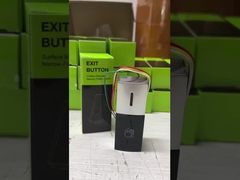 Mini Botão de Saída Sem Toque Liga de Zinco DC12V Impermeável IP68 Com Indicador LED